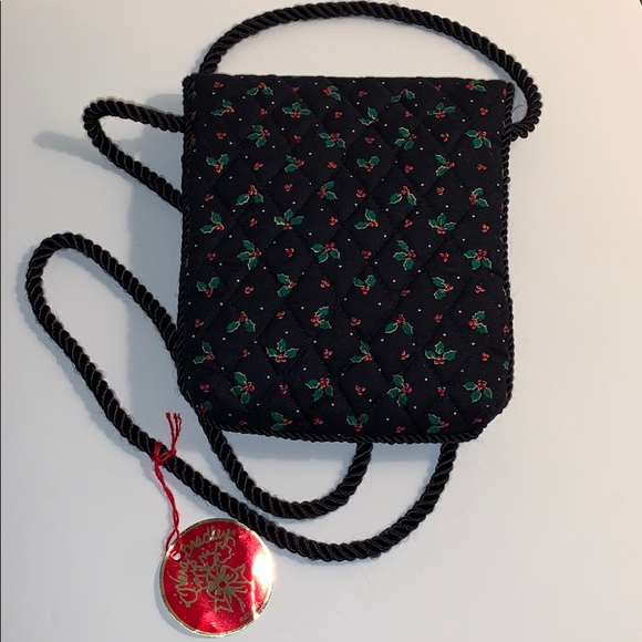 Vera Bradley Women’s Holiday Holly and Ribbons Bag - Picture 3 of 4